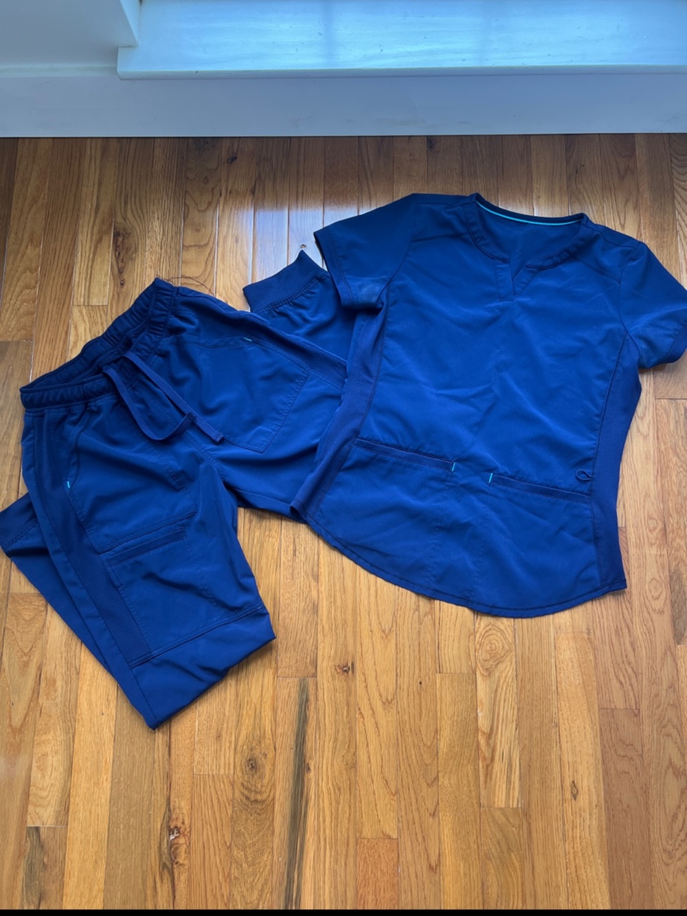 Navy scrub set